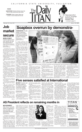 Soapbox Overrun by Demonstra