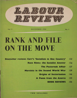 Vol. 3 No. 5, December 1958