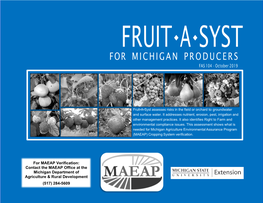 MAEAP Cropping Standards for Fruit Producers
