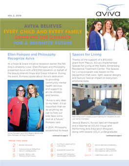 Aviva Believes Every Child and Every Family Deserves the Chance for a Brighter Future