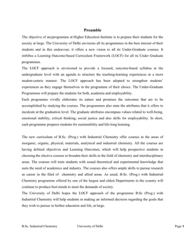 B.Sc. Industrial Chemistry University of Delhi Page 1 of 1