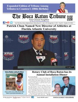 Patrick Chun Named New Director of Athletics at Florida Atlantic University
