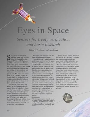 Eyes in Space—Sensors for Treaty Verification and Basic Research
