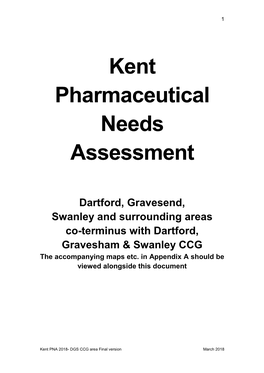 Pharmaceutical Needs Assessment DGS