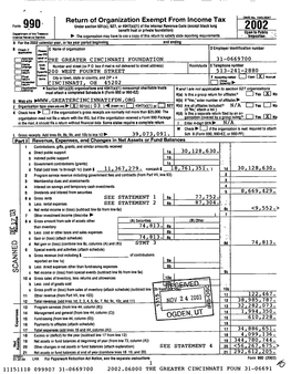 Return of Organization Exempt from Income