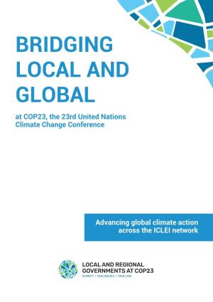 BRIDGING LOCAL and GLOBAL at COP23, the 23Rd United Nations Climate Change Conference