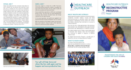 Nepal Reconstructive Program Is Proudly Part of Healthcare Outreach at Sydney Adventist Hospital