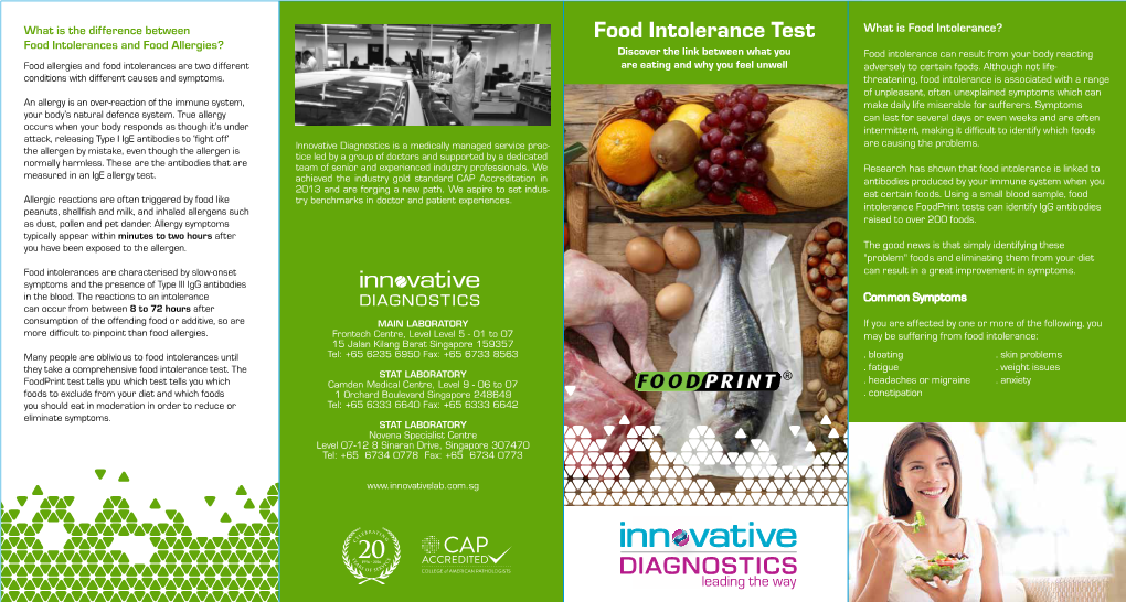 Food Intolerance Test