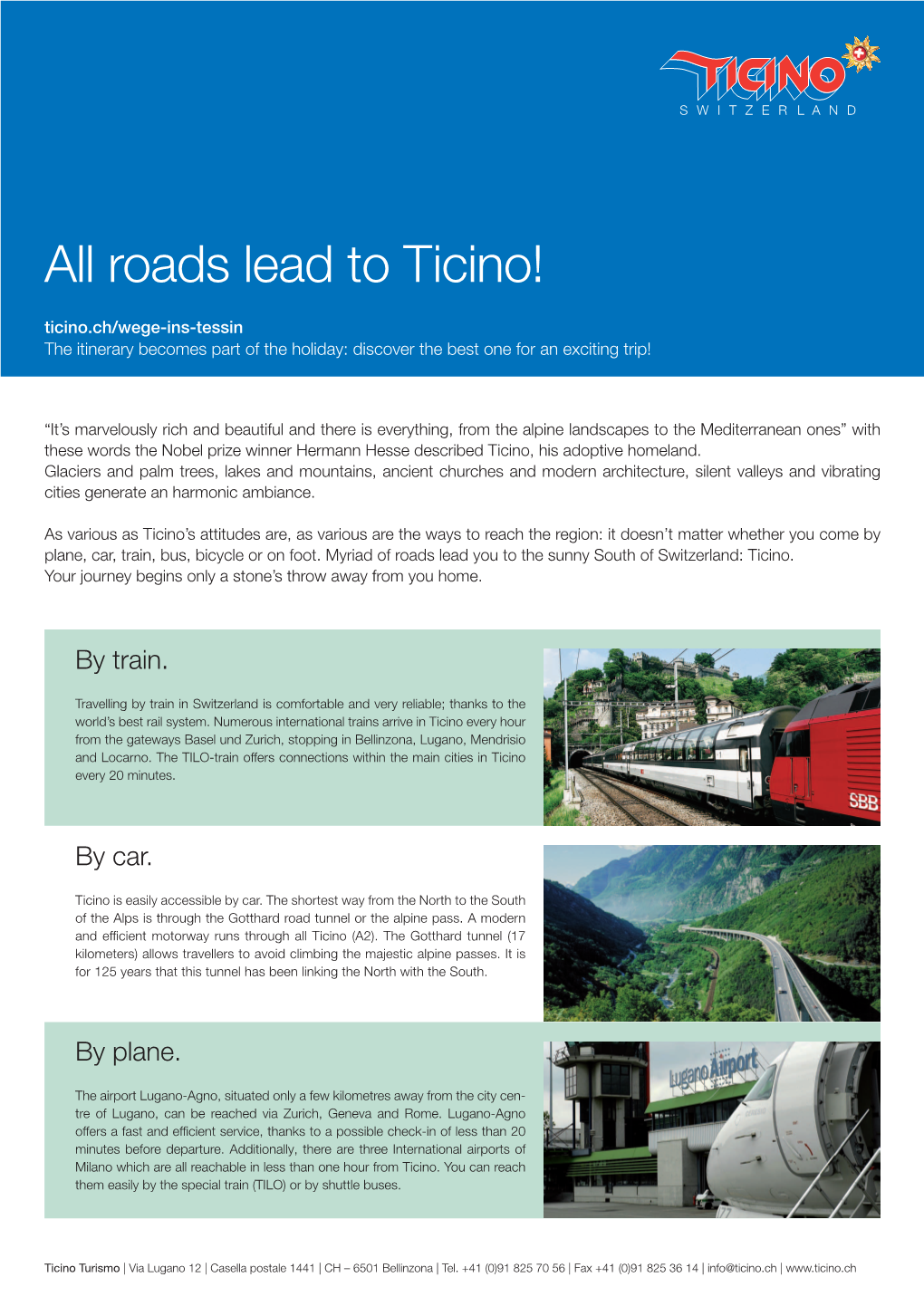 All Roads Lead to Ticino.Pdf