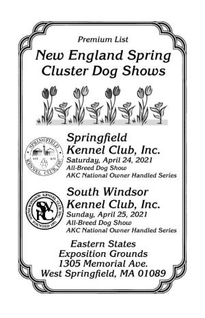 New England Spring Cluster Dog Shows