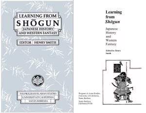 Learning from SHOGUN