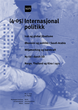 Irak Og Global Jihadisme Økonomi Og Politikk I Saudi-Arabia Miljømerking Og Bærekraft Ny Tid I Dansk UD Norge, Thailand Og Kina I 1971