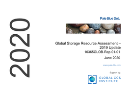 Global Storage Resource Assessment – 2019 Update 10365GLOB-Rep-01-01 June 2020