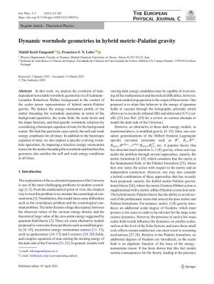 Dynamic Wormhole Geometries in Hybrid Metric-Palatini Gravity