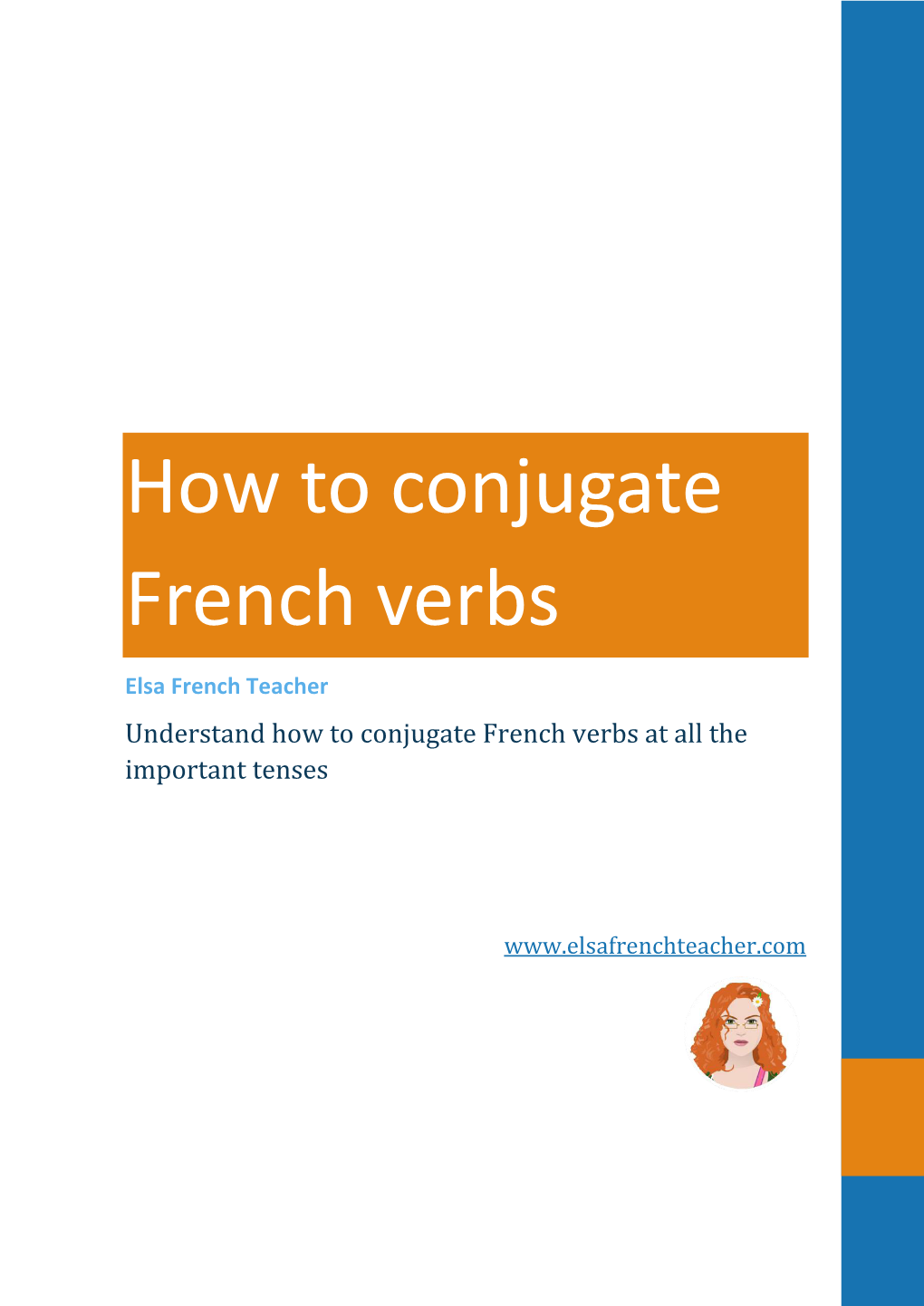 How to Conjugate French Verbs