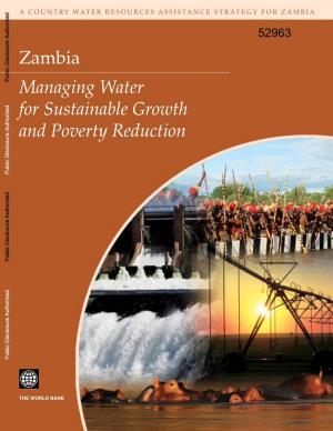 Zambia Managing Water for Sustainable Growth and Poverty Reduction