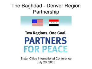 The Baghdad - Denver Region Partnership