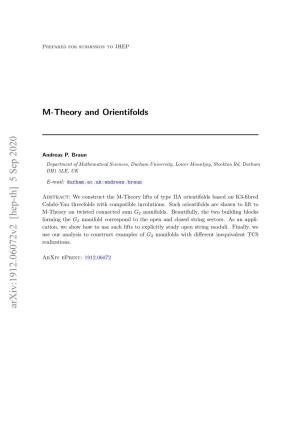 M-Theory and Orientifolds