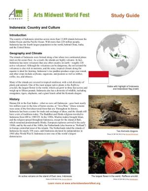 Indonesia Country and Culture Study Guide