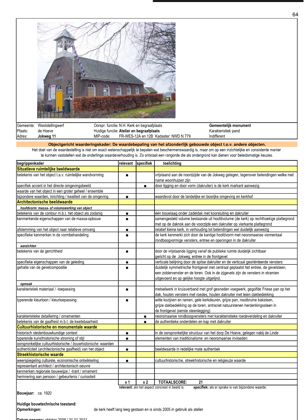 Situatieve Ruimtelijke Beeldwaarde Architectonische Beeldwaarde