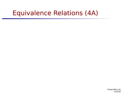 Equivalence Relations (4A)