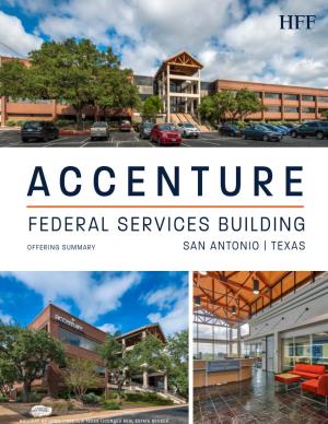 Federal Services Building Offering Summary San Antonio | Texas