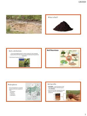 Introduction to Soil