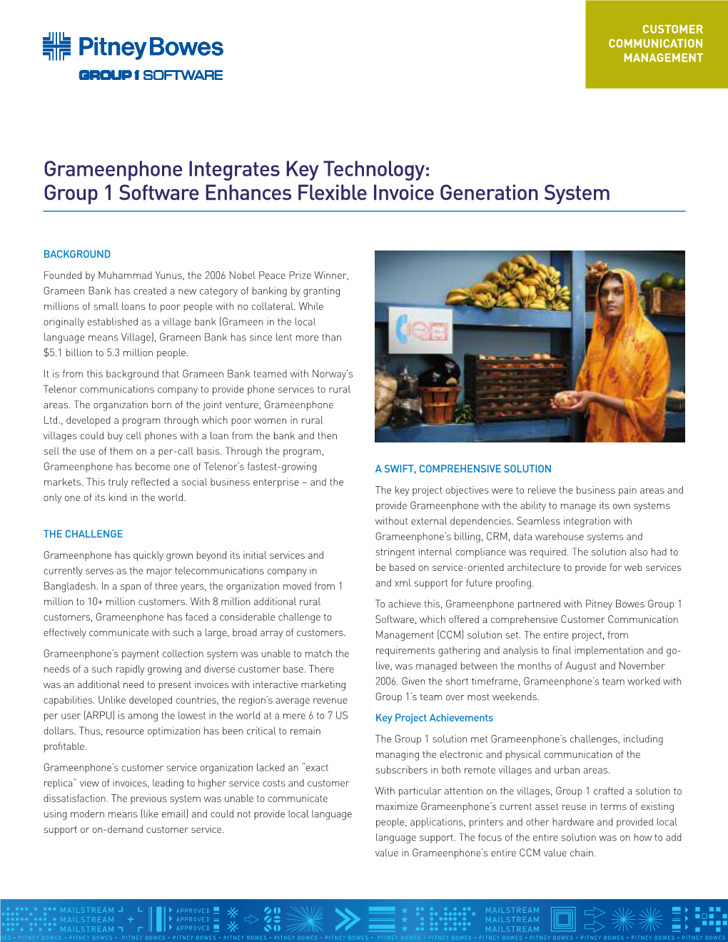 Grameenphone Integrates Key Technology: Group 1 Software Enhances Flexible Invoice Generation System