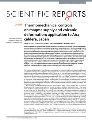 Thermomechanical Controls on Magma Supply And