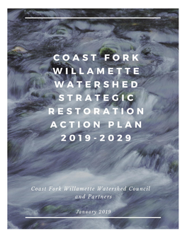 Coast Fork Willamette Action Plan 2019-2029