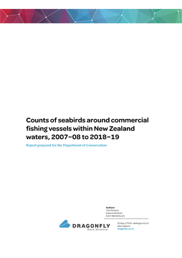 Counts of Seabirds Around Fishing Vessels