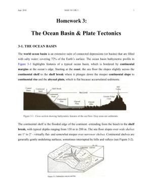 The Ocean Basin & Plate Tectonics