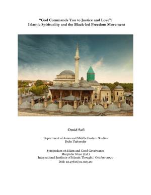 Islamic Spirituality and the Black-Led Freedom Movement Omid Safi