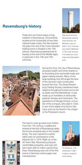 Ravensburg's History