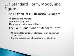 5.1 Standard Form, Mood, and Figure