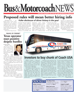 Bus & Motorcoach News