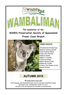 Wambaliman Autumn 2019 Edition