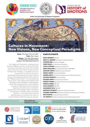Cultures in Movement: New Visions, New Conceptual Paradigms Ecumene (Engr
