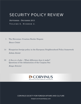Security Policy Review