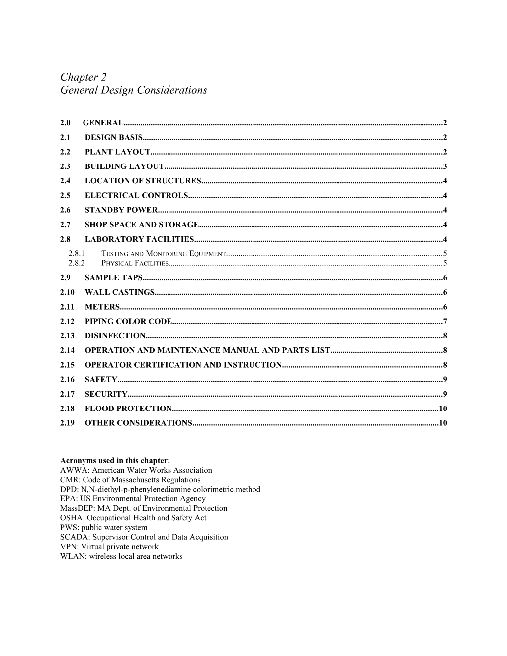 Draft Ch 2 Guidelines by Fred Barker 5