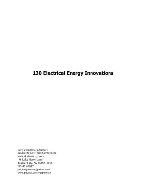 130 Electrical Energy Innovations