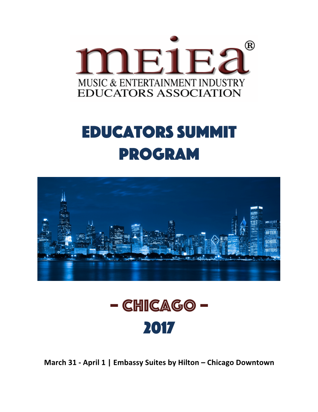 Educators Summit PROGRAM