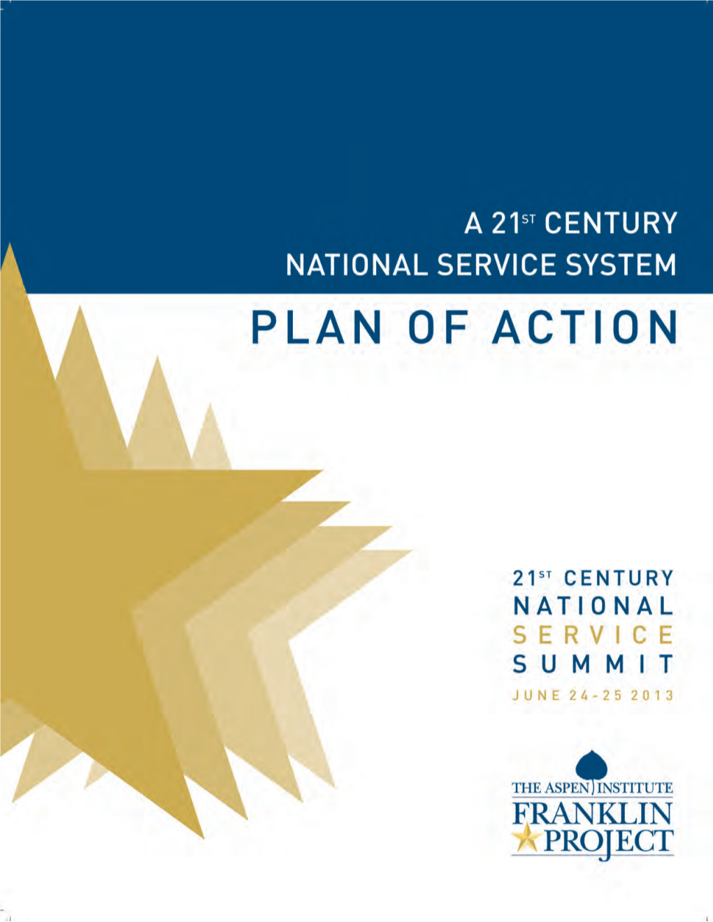 Franklin Project's Plan of Action