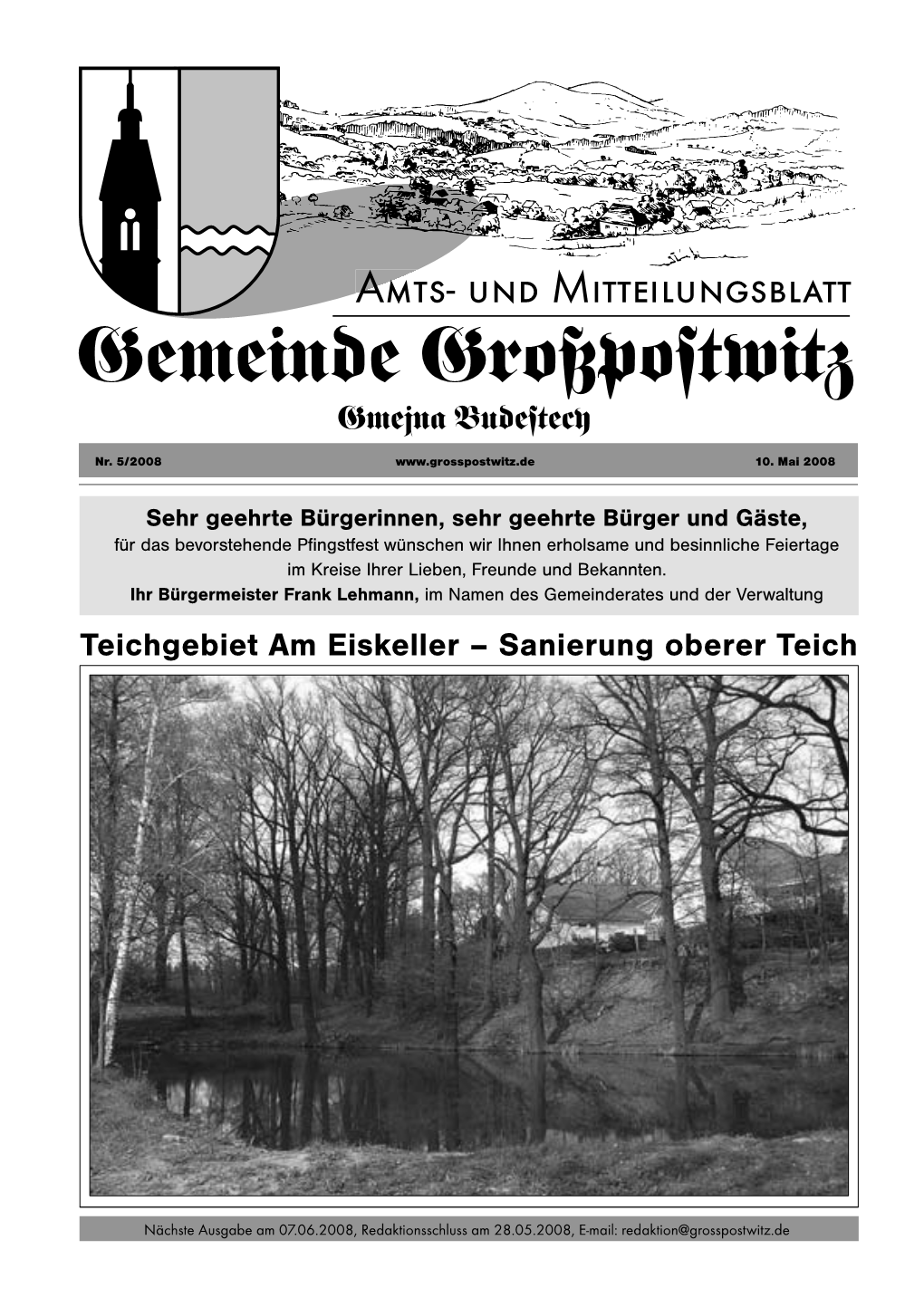 Amts- Und Mitteilungsblatt