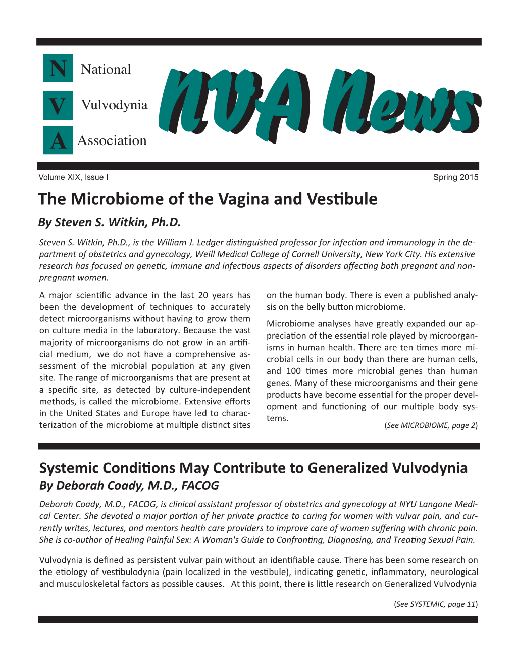 The Microbiome of the Vagina and Vestibule by Steven S