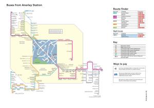 Buses from Anerley Station