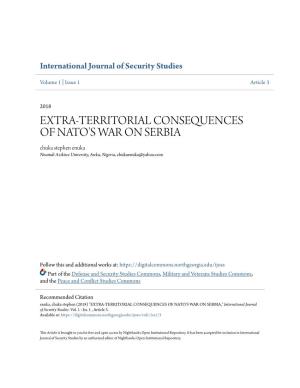 Extra-Territorial Consequences of Nato's