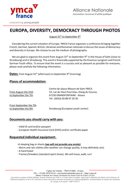 Europa, Diversity, Democracy Through Photos
