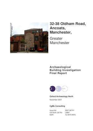 32-38 Oldham Road, Ancoats, Manchester, Greater Manchester