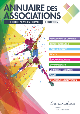 Annuaire Des Associations Édition 2019-2020 Lourdes